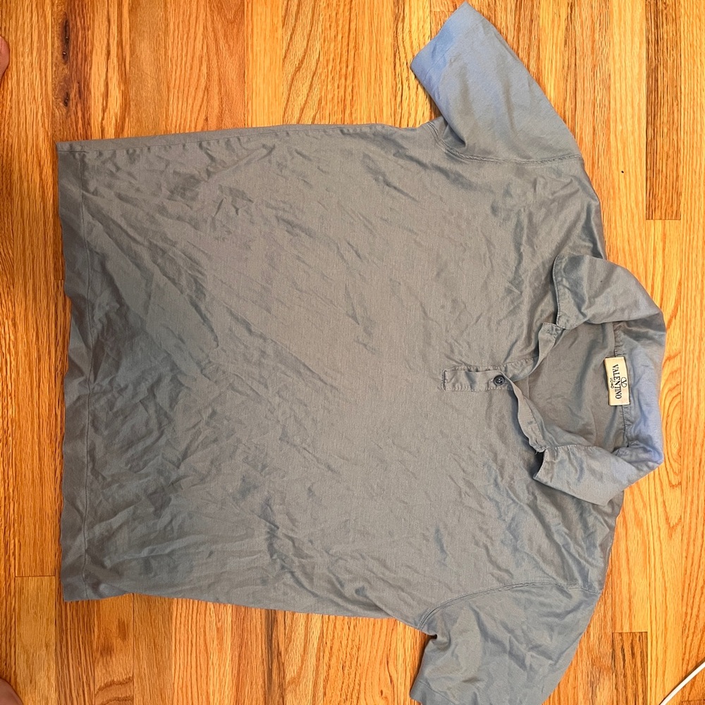 Gray Polo Shirt by Valentino